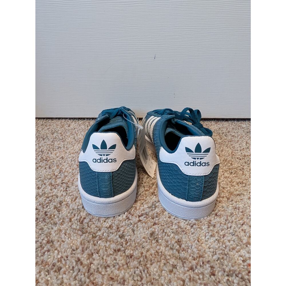 adidas Originals Campus W Petrol Night Teal Snake Shoes CQ2103 Women Size 8.5 - Picture 6 of 10